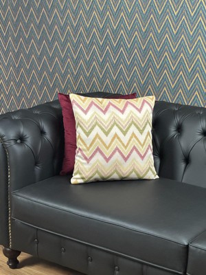 REF Crea Zenith Zigzag Desenli Kırlent Kılıfı