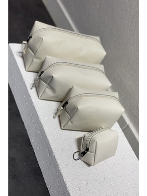 Purpleart Kadın Matruşka 4lü Makyaj Çantası