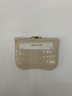 Purpleart Kadın Kartlık Oval Desenli Parlak Krokodil Desenli Suni Deri Kartlık 8X12CM