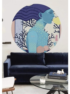 Wallhuman Boho - Bohem Tarzında Daire Duvar Stickerı