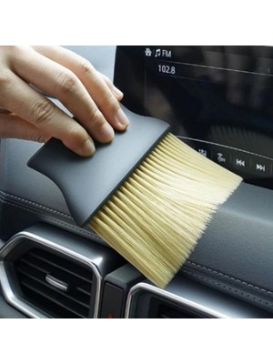 Ollevra Yumuşak Kıllı ve Ergonomik Saplı Araç Içi Detaylı Toz Temizleme Fırçası