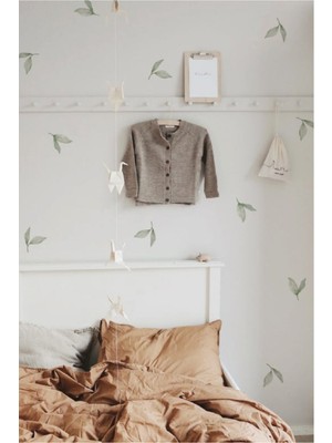 Wallhuman Uçan Yapraklar Çocuk Odası Duvar Stickerı