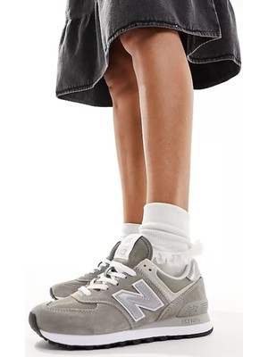 New Balance ML574 Evg Leather Mens Sneaker Hakiki Deri Erkek Günlük Spor Ayakkabı Gri
