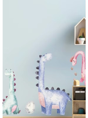 Wallhuman Dev Dinozor Çocuk Odası Duvar Stickerı