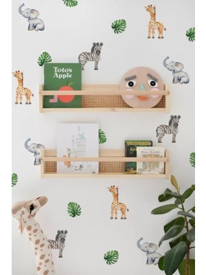 Wallhuman Mini Animals Çocuk Odası Duvar Stickerı