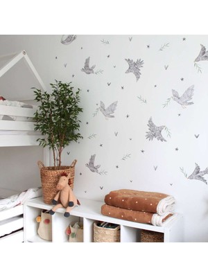 Wallhuman Uçan Kuşlar Masalı Çocuk Odası Duvar Stickerı