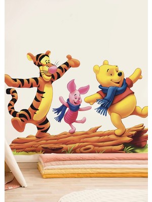 Wallhuman Winnie The Pooh Çocuk Odası Duvar Stickerı