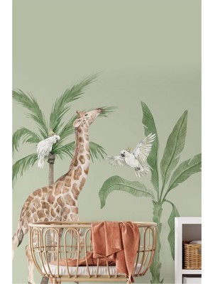 Wallhuman Yeşil Vadi Duvar Stickerı