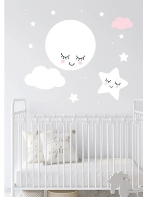 Wallhuman Uykucu Çocuk Odası Duvar Stickerı