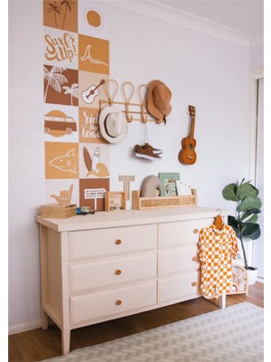 Wallhuman Plaj Şeridi Duvar Stickeri