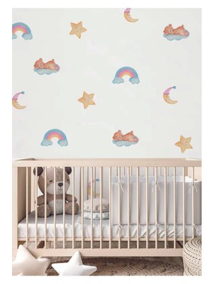 Wallhuman Bobonun Rüyası Çocuk Odası Duvar Stickeri