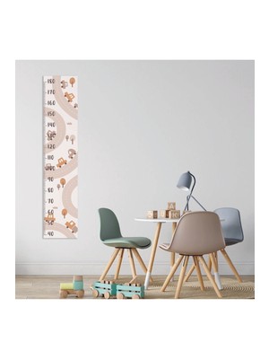 Wallhuman Yol Gezintisi Boy Ölçer Çocuk Odası Stıckeri