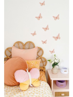 Wallhuman Soft Kelebekler Çocuk Odası Duvar Stickerı