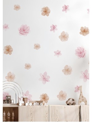 Wallhuman Floral Wall Çocuk Odası Duvar Stickeri