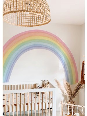 Wallhuman Rainbow Çocuk Odası Duvar Stickerı