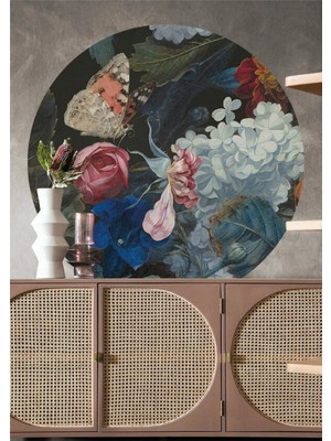 Wallhuman Bohem Tarzında Daire Duvar Stickerı