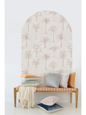 Wallhuman Vintage Palmiye Duvar Stickerı