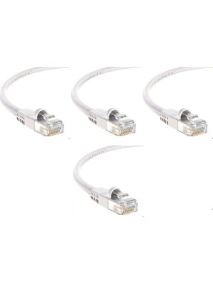 S-Link 1.5 Metre Cat6 Gri 23AWG RJ45 Lan Kablosu Uçları Hazır Takılı Bilgisayar Modem Internet Ethernet 100/1000 Mbps Kablosu