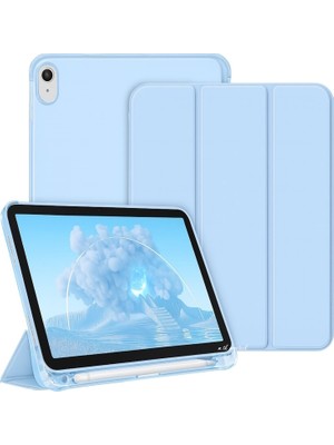 M.TK Moveteck Ipad 11.nesil A16 11INÇ/10.NESIL 10.9inç Uyumlu Kılıf Flip Cover Kalem Bölmeli Pc Case