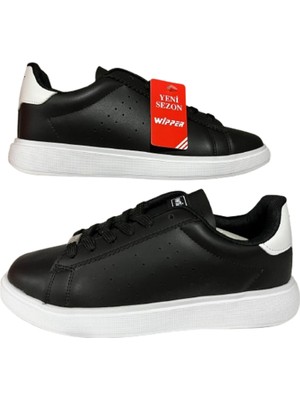 Wipper Erkek Beyaz Bağcıklı Ortopedik Taban Günlük Şık Yürüyüş Ayakkabısı WPER036-0