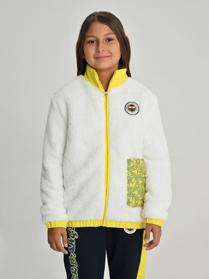 Fenerium Çocuk Trıbun Cep Detaylı Peluş Sweat