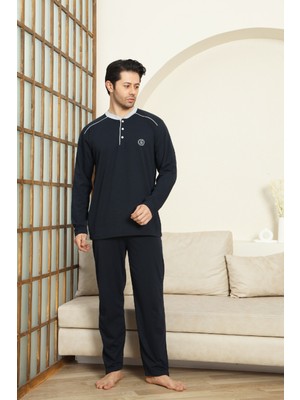Enisena Erkek %100 Pamuklu Pijama Takımı-3 DÜĞMELI-12440