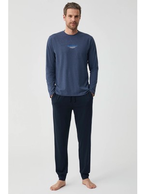 First Touch Uzun Kol Erkek Pijama Takım FT710