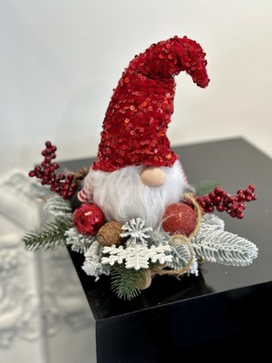 New Bliss Decor Studio Yılbaşı Tasarım Lüks Kızak 30 cm