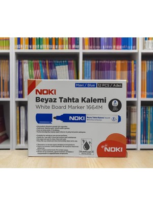 Noki Beyaz Tahta Kalemi Mavi Renk 12 Adet