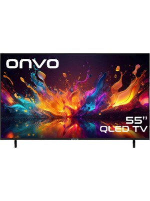 Onvo 50OVF9001 50'' 127 Ekran Uydu Alıcılı 4K Ultra Hd Google Smart QLED Tv