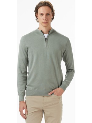 Nautica Erkek Yeşil Classic Fit Kazak S57104T.3LP