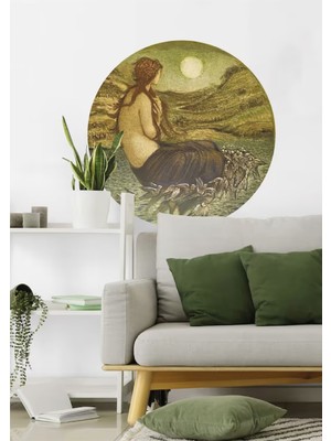 Wallhuman Bohem Tarzında Daire Duvar Stickerı