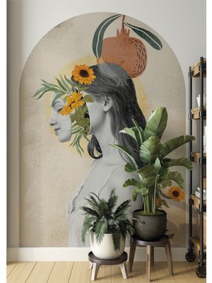 Wallhuman Bohem Woman Duvar Stickeri