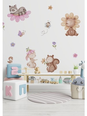 Wallhuman Bahar Neşesi Çocuk Odası Duvar Stickerı