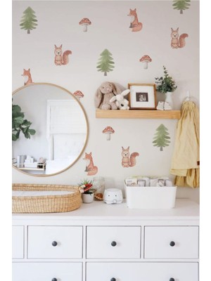 Wallhuman Minikalar Çocuk Odası Duvar Stickerı