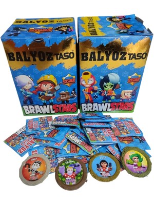 Ertoys Store Brawl Stars Balyoz Taso 20 Adet | Mini Sürpriz Oyuncak ve Şeker Hediyeli | Hediye Paketli Oyun Kağıtları