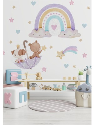 Wallhuman Yağmur Aşkı Çocuk Odası Duvar Strickerı