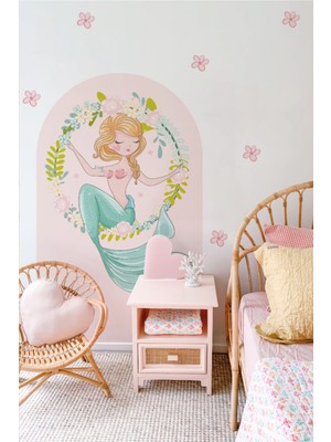 Wallhuman Mermaid Duvar Stickerı