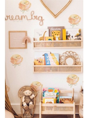 Wallhuman Mini Sarı Şakayık Duvar Stickerı