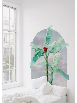 Wallhuman Boho - Bohem Tarz Oval Kemer Dekoratif Duvar Stickerı