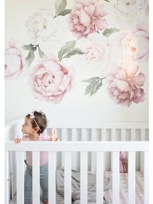 Wallhuman Pembe Flamingolar Çocuk Odası Duvar Stickerı