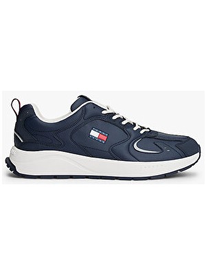 Tommy Hilfiger Erkek Mavi Sneaker