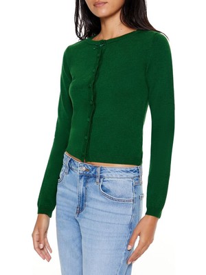 F21 Fiyonk Detaylı Hırka Kazak