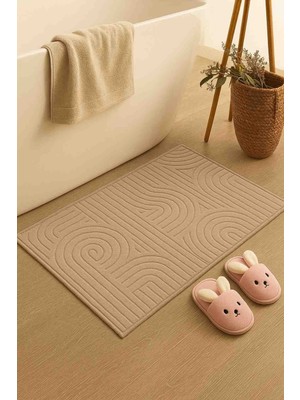 Bohem Desen Kaymaz Banyo, Duş Önü Paspas 40X60CM