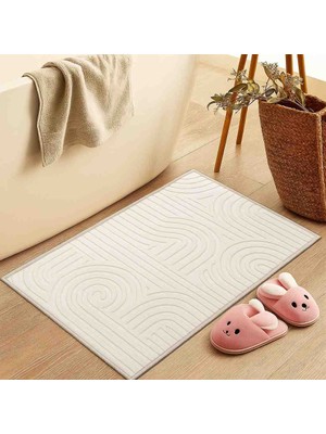 Bohem Desen Kaymaz Banyo, Duş Önü Paspas 40X60CM