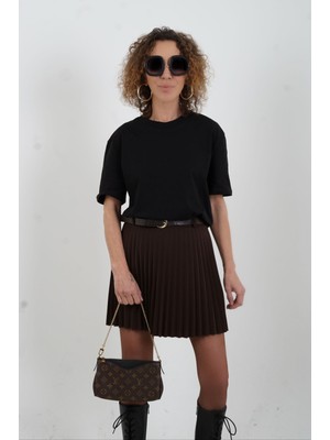 Zelish My Sister Siyah Özel  Dikişli  Bisiklet Yaka Tshirt