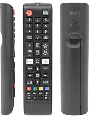 Pazarcan Netflix-Amazon Tuşlu Lcd-Led Tv Kumanda