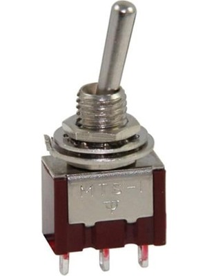 Pazarcan IC-139A 3 Pin Ø6mm On-Off Toggle MTS-102