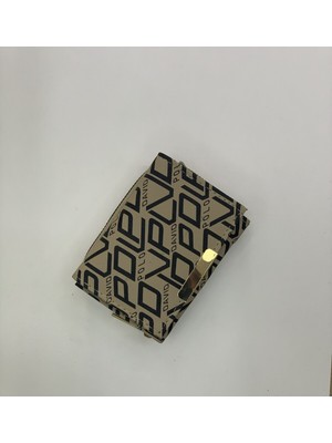 Purpleart Kadın Polo Yazı Baskılı Küçük Boy Cüzdan 7X11CM