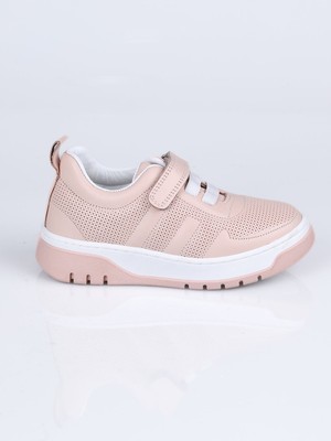 World Kids 2097 Hakiki Deri Spor Ayakkabı. B. Pudra - 24